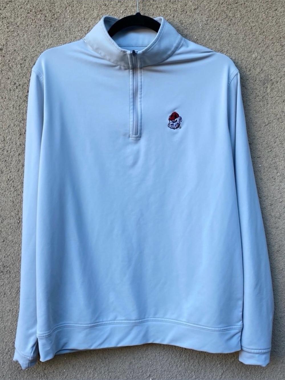 Peter millar Georgia bulldogs performance quarter zip crown sport size M l